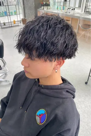 ショート パーマ メンズ DEW ITSUKIのヘアスタイル