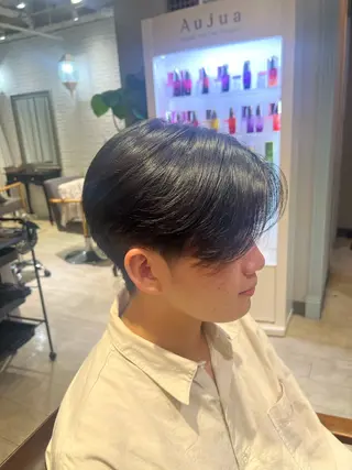 メンズ 柔らかい透明感カラー 🫧ゆうしん/高宮のヘアスタイル