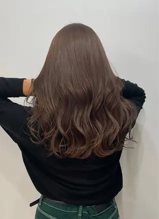 セミロング カラー パーマ ヘアアレンジ メンズ キッズ ネイル マツエク・マツパ アイブロウ 髪質改善🇰🇷 レイヤーカット/梅田のヘアスタイル