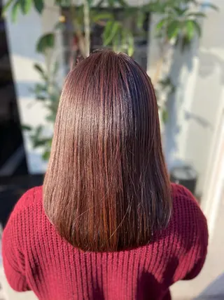 セミロング カラー ARK 武藤のヘアスタイル