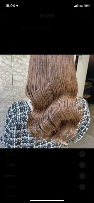 ロング カラー 地毛風艶カラー🌿 喜多夏海のヘアスタイル