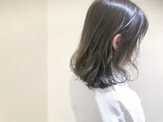 ミディアム カラー ヘアアレンジ 店長/ 加藤 流菜のヘアスタイル