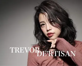 ミディアム カラー ハイライト、レイヤー カット/西梅田/中西のヘアスタイル