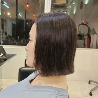 ミディアム 伊藤 翼のヘアスタイル