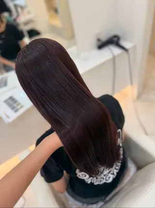 ロング カラー arose久留米所属・山中 莉乃のヘアスタイル