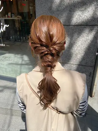 ロング カラー ノイシキ サキのヘアスタイル