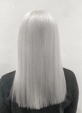 ロング カラー パーマ ヘアアレンジ メンズ キッズ nico TOKYO 渋谷所属・ブリーチ　ハイトーン 特化🌈フジタハルキのヘアスタイル