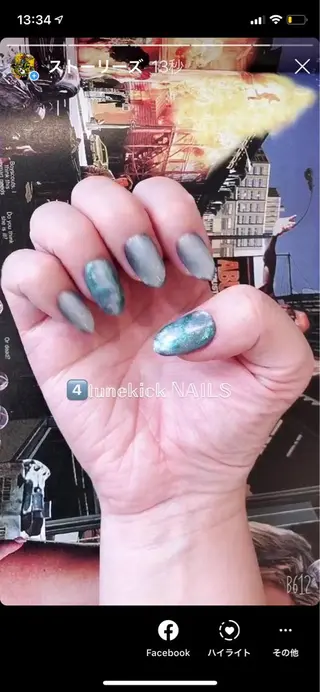 ネイル 4tunekick NAILS(フォーチュンキックネイルズ)所属・光森 淳子のネイルデザイン