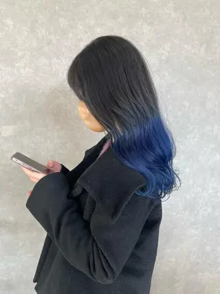 セミロング カラー mood tatemachiのヘアスタイル