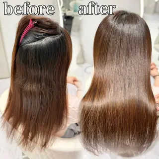ロング 🎖️初回完結型髪質 改善/縮毛矯正 友石のヘアスタイル