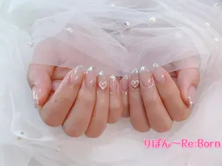 ミディアム りぼん Re:Bonrのネイルデザイン