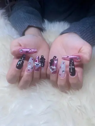 ロング 💜MIYA nail川崎店のネイルデザイン