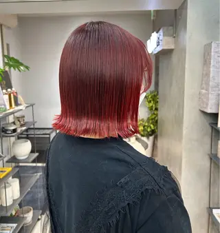 ミディアム カラー ナチュラル×色気パ ーマ 渋谷/マナミのヘアスタイル