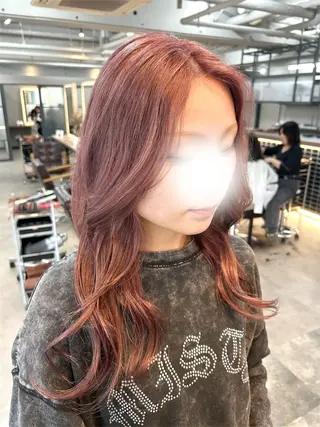 ロング カラー 髪質改善/赤みなし 透明感/ririkaのヘアスタイル