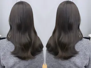 セミロング AKANE 【zina新宿】のヘアスタイル