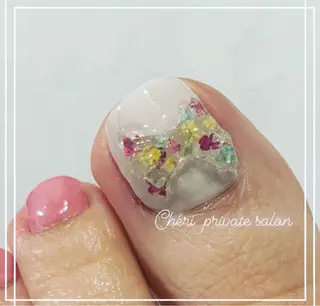 カラー ネイル Chérinail 爪のお手入れのネイルデザイン