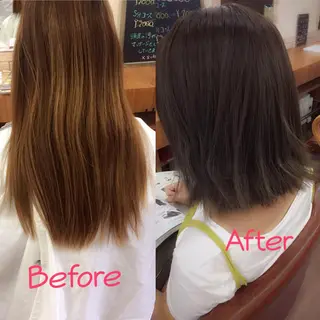 ミディアム カラー A.hair所属・齊藤 篤士のヘアスタイル