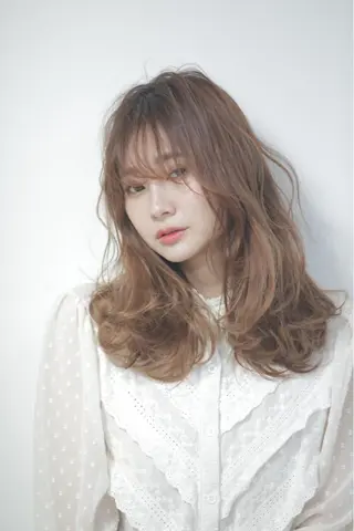 ロング Lee 甲子園のヘアスタイル