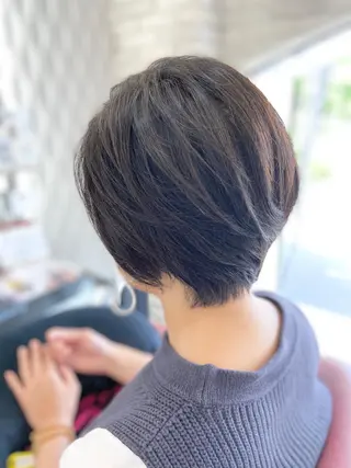 ショート 【髪質改善×カラー】 QUALIS沓掛貴浩のヘアスタイル