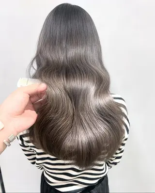 セミロング カラー ヘアアレンジ 大宮/山口 竣也のヘアスタイル