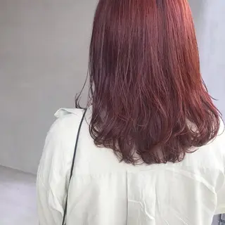 ミディアム カラー enne /YUI🥣のヘアスタイル