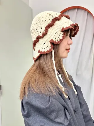 セミロング カラー ボブ/レイヤー/ケア パーマ/リュウタのヘアスタイル