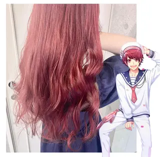 ロング カラー GARU-ガル-所属・TSUNO🦖 派手髪/オタク美容師のヘアスタイル