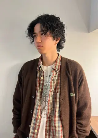 パーマ メンズ 名古屋美容室 Sopiリナのヘアスタイル