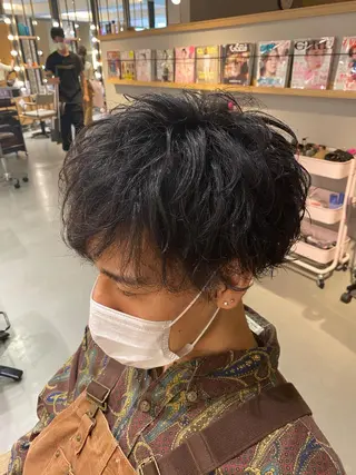 ショート メンズ unopulir Vamos店所属・梅田茶屋町メンズ 専門美容師 山元一平のヘアスタイル