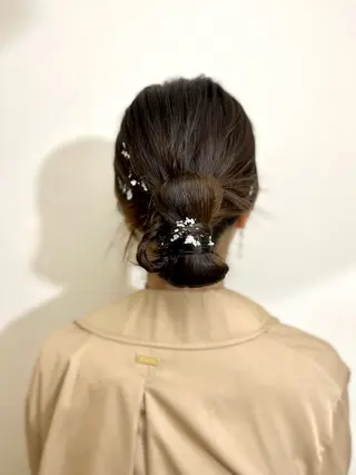 ヘアアレンジ 似合わせヘアメイク 💐オダギリチアキのヘアスタイル