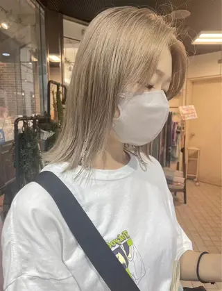 セミロング カラー メンズ特化/マツエク AYAKA🌙のヘアスタイル