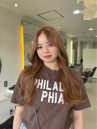 ロング 前川 瑞希のヘアスタイル