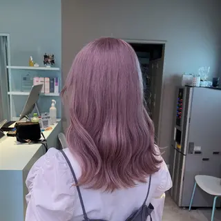 ミディアム カラー ブリーチカラー 🩵MIZUKIのヘアスタイル