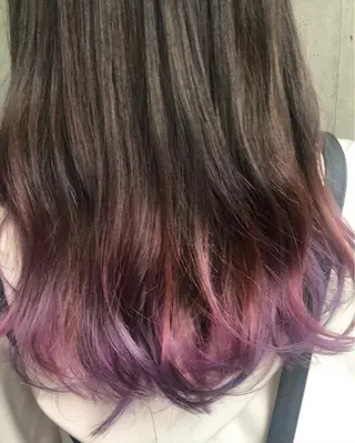 セミロング カラー 原宿サロン代表 デザインカラー伊藤卓のヘアスタイル