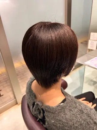 ショート カラー 笠井 雅斗のヘアスタイル