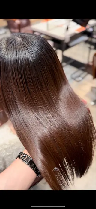 ロング 縮毛矯正/髪質改善 古賀歩のヘアスタイル