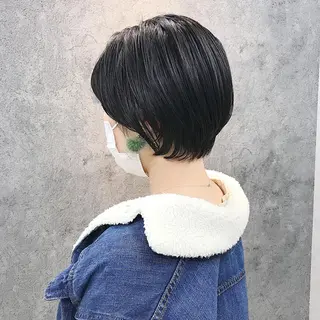 ショート 所渉/韓国レイヤー /ウルフカットのヘアスタイル