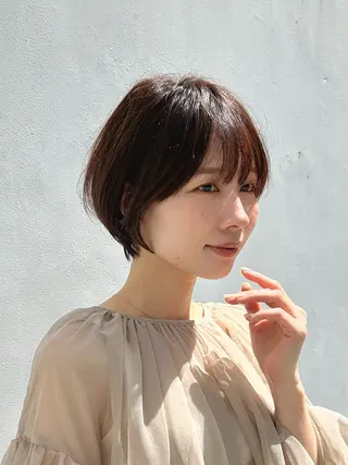 ショート カラー 表参道【髪質改善】 宮嶋勇太のヘアスタイル