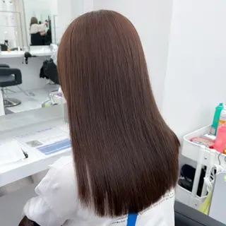 セミロング カラー ガーリーstyle ❤︎misaki🏹のヘアスタイル