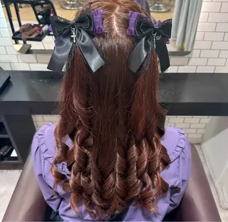 ロング ヘアアレンジ 🎀ヘアアレンジ 🎀ななみのヘアスタイル