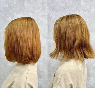 ミディアム 福島 和弥のヘアスタイル