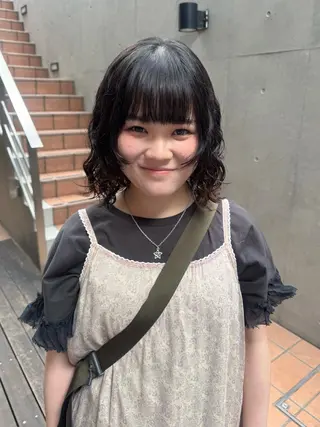 ショート パーマ 大橋 芽衣のヘアスタイル