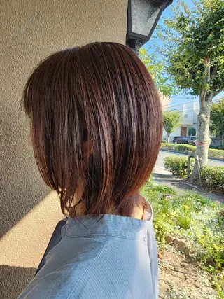 ミディアム カラー JOWIN hair design room所属・柏 康孝のヘアスタイル