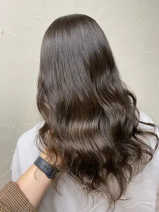 ミディアム カラー 髪質改善/レイヤー ストウシンゴのヘアスタイル