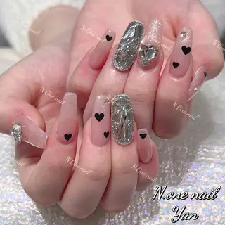 ネイル 長いだし/スカルプ/ パラシェルN.oneのネイルデザイン