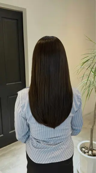 セミロング カラー 華奈/オリーブ/ ベージュ/抜け感🥣のヘアスタイル