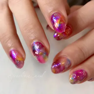 ネイル Beauty salon Ryu・ange所属・PEARL ROSE パールローズのネイルデザイン