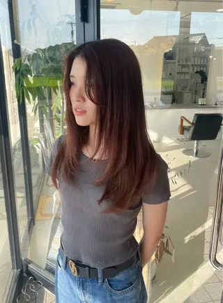 ロング enrichミヤモト ヒロヤのヘアスタイル