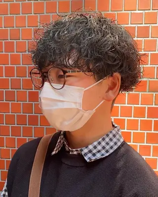パーマ メンズ 年間2000名担当◎ パーマ職人/仲原佑樹のヘアスタイル