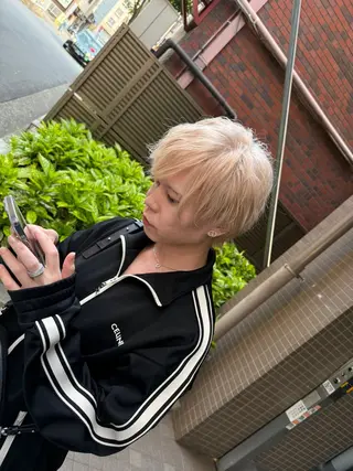 カラー メンズ 坪井 拓海のヘアスタイル